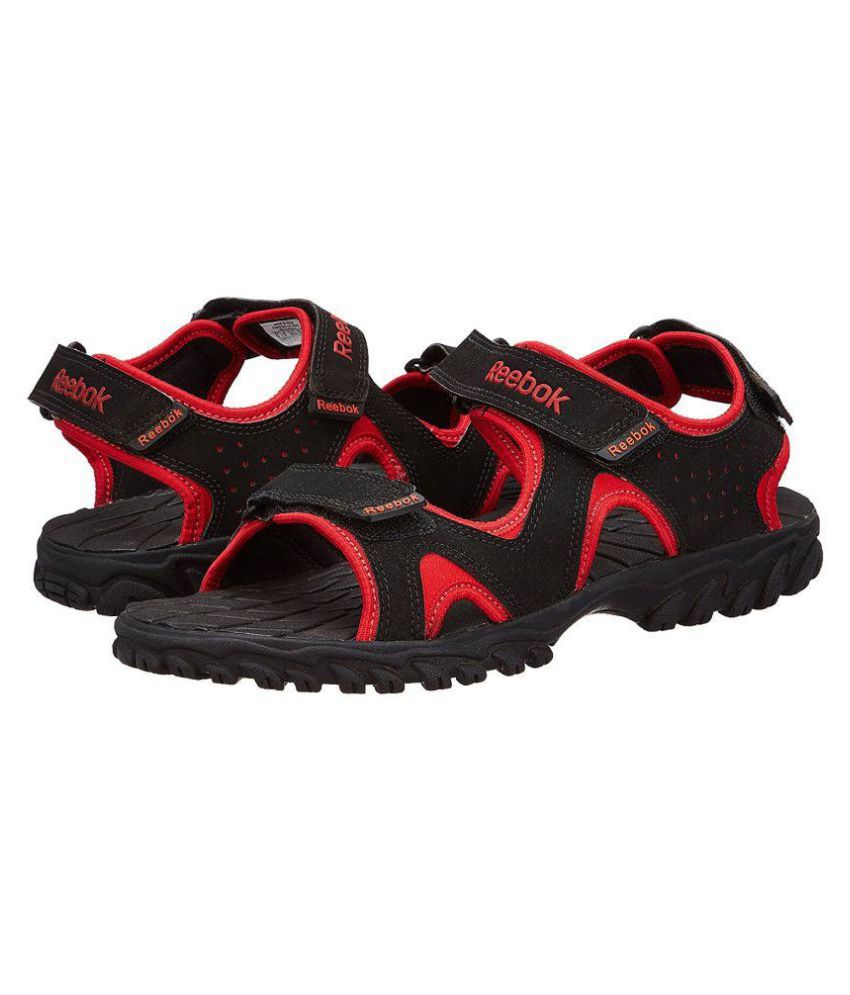 Reebok v70305 Black Floater Sandals 