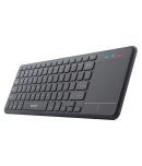 ESYNIC 2.4G Wireless Touch Keyboard USB TouchPad Media Keyboard with Built-in Large Size Trackpad Mouse Combo for Andriod TV Box G