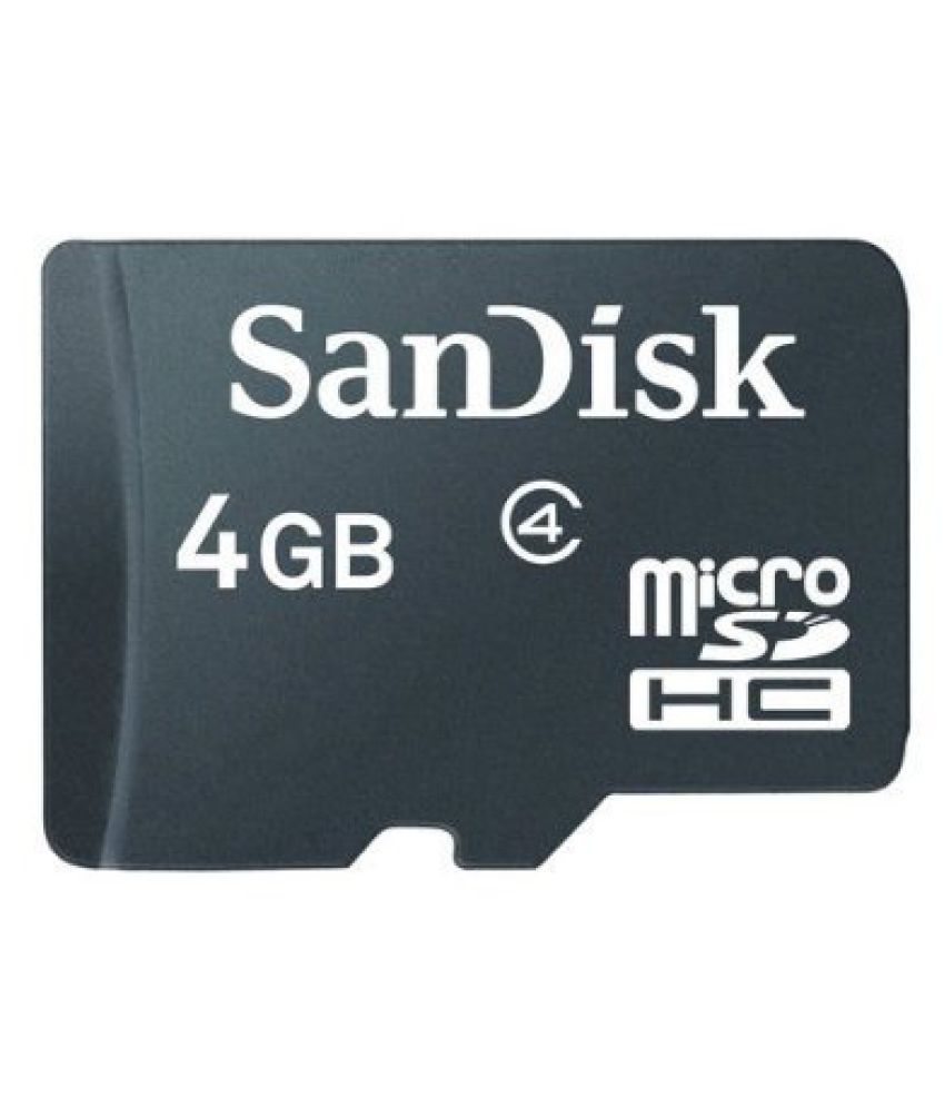 4GB Sandisk microSD Flash Memory Card + SD Adapter - Retail Packaging - Buy 4GB Sandisk microSD ...