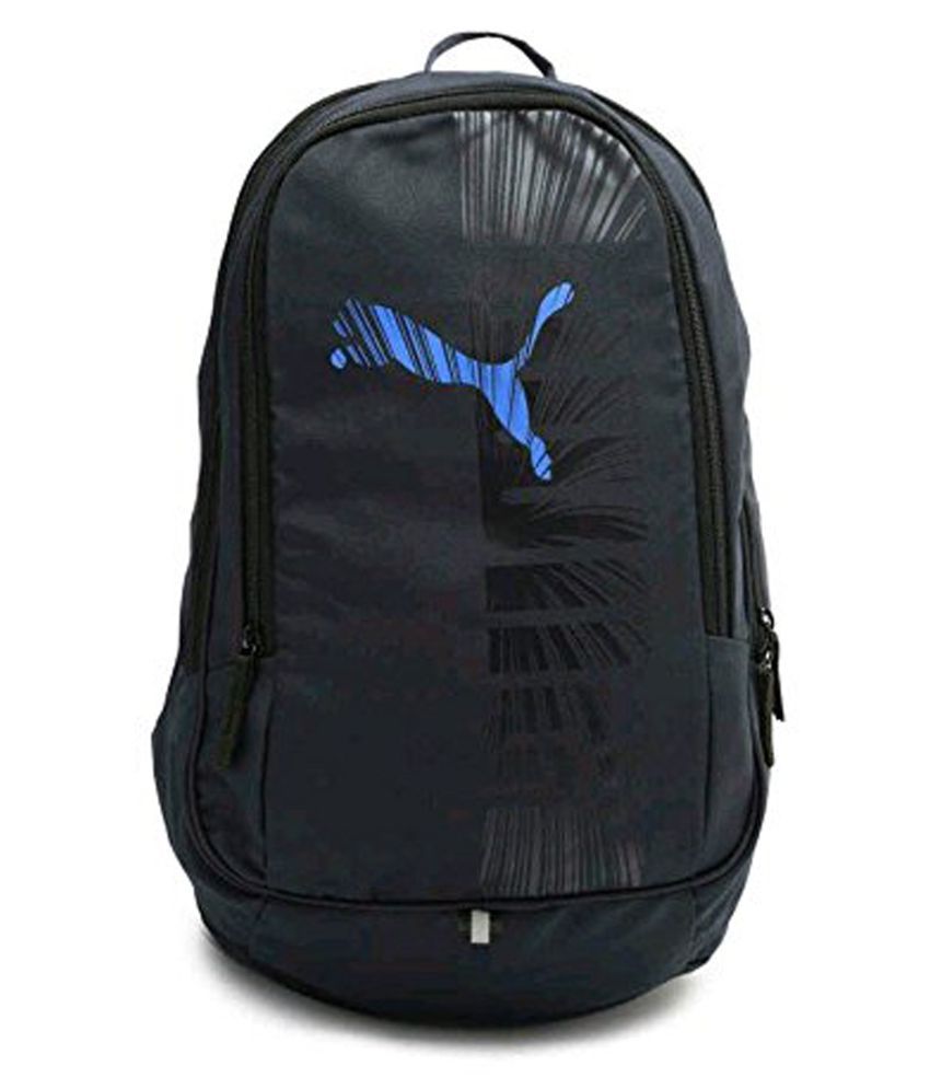 Backpack- Black Blue Graphic 25 Ltrs 
