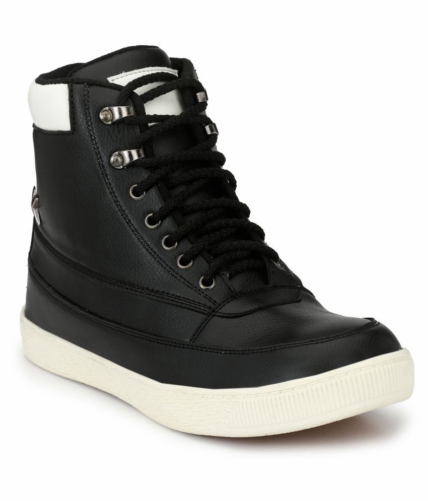 Eego Italy Steel Toe Safety Shoes, Anti Skid Sole Black