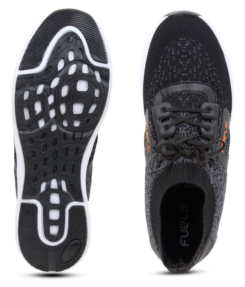 FUEL Black Running Shoes - Buy FUEL Black Running Shoes Online at Best ...