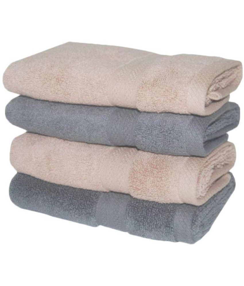 Bianca Set Of 4 Terry Hand & Face Towel Set Multi - Buy Bianca Set Of 4 