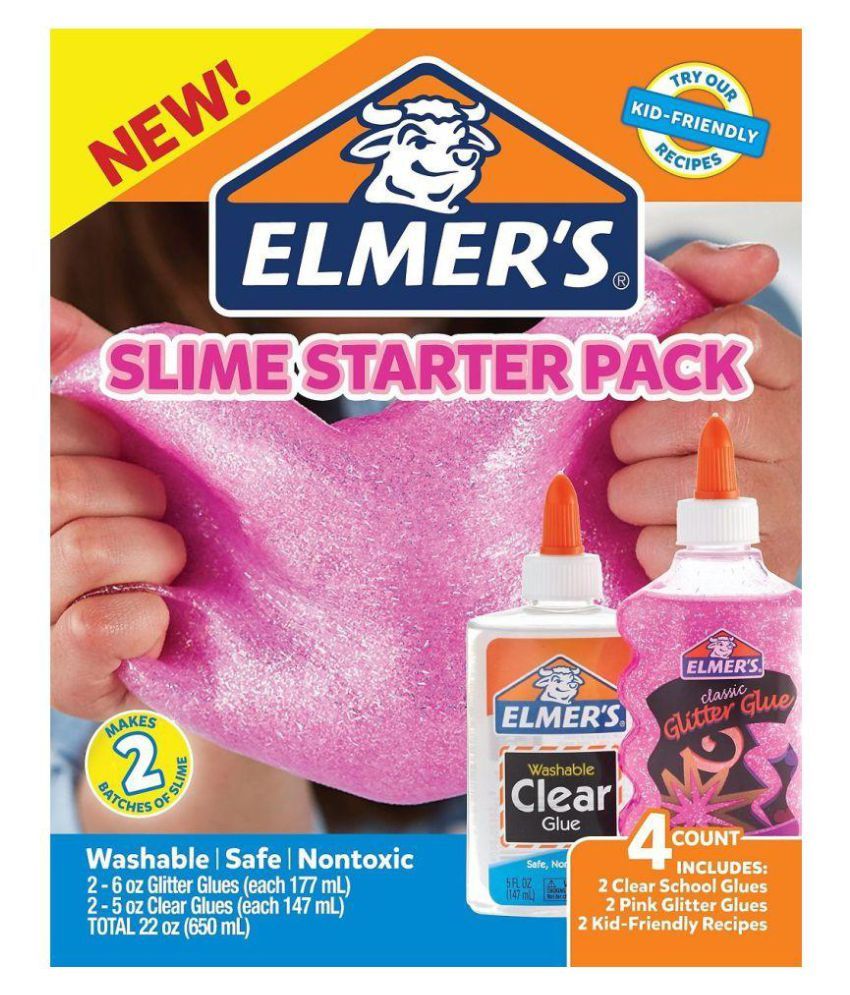 elmer's glitter slime kit