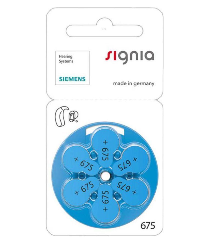 Siemens Signia 675 Battry Hearing Aid Battery 675 ( 60 Pcs) Buy
