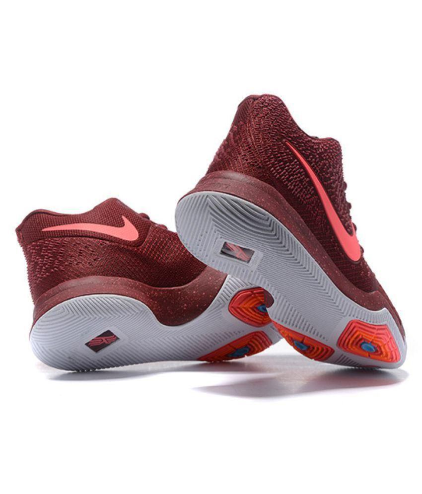 Nike KYRIE 3 IRVING Maroon Basketball Shoes - Buy Nike KYRIE 3 IRVING Maroon Basketball Shoes ...