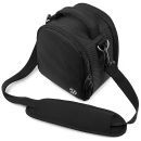 VanGoddy Laurel Carrying Bag for Olympus PEN E-PL7 / PEN E-P5 / PEN E-PL1 Mirrorless Digital Cameras (Black)