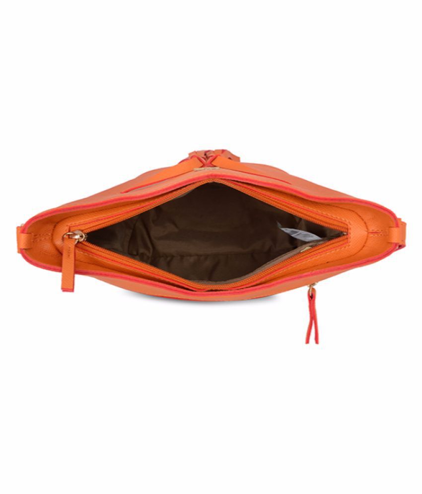 baggit orange handbag