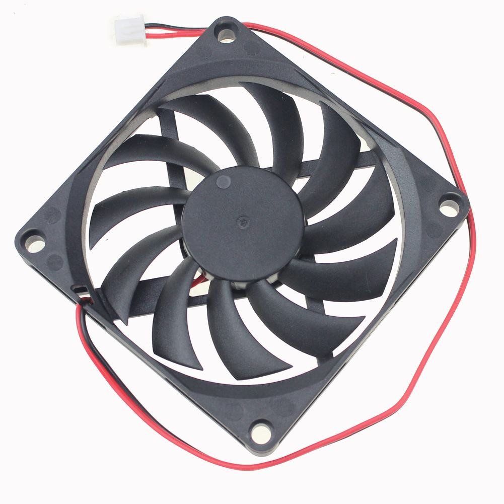 Gdstime 2200RPM 80mm x 80mm x 10mm DC 5V 0.25A Brushless Cooling Fan ...