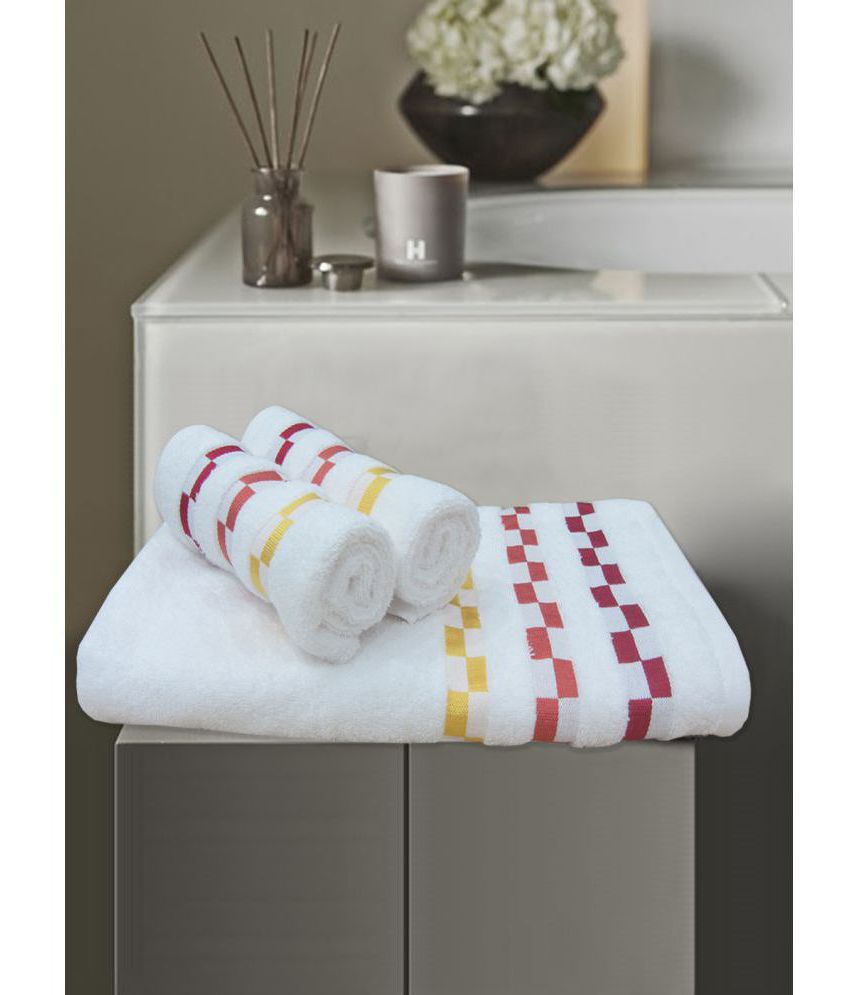 Bianca Set Of 3 Non Terry Bath And Hand Towel Set White Buy Bianca Set