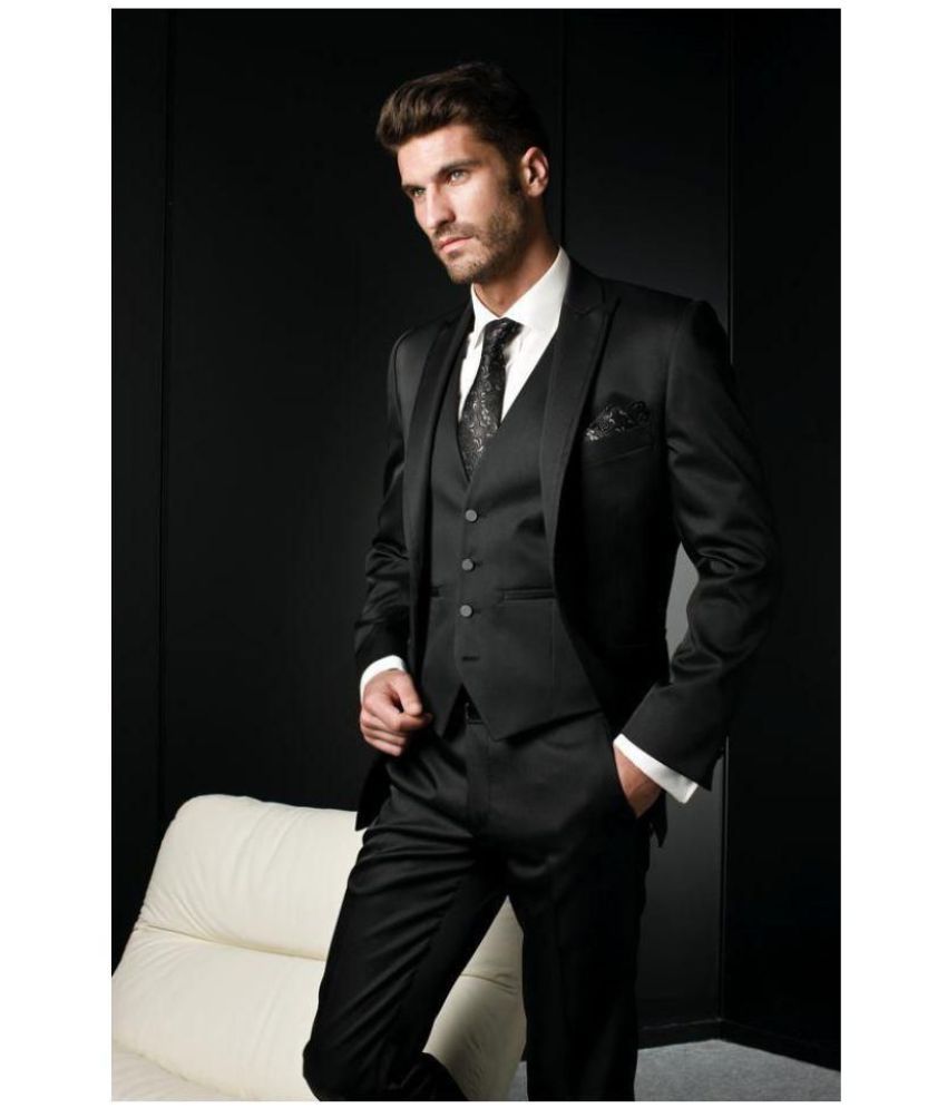 Dmor Black Cotton Blend Suit Lengths Suit length HIGH QUALITY FABRIC ...