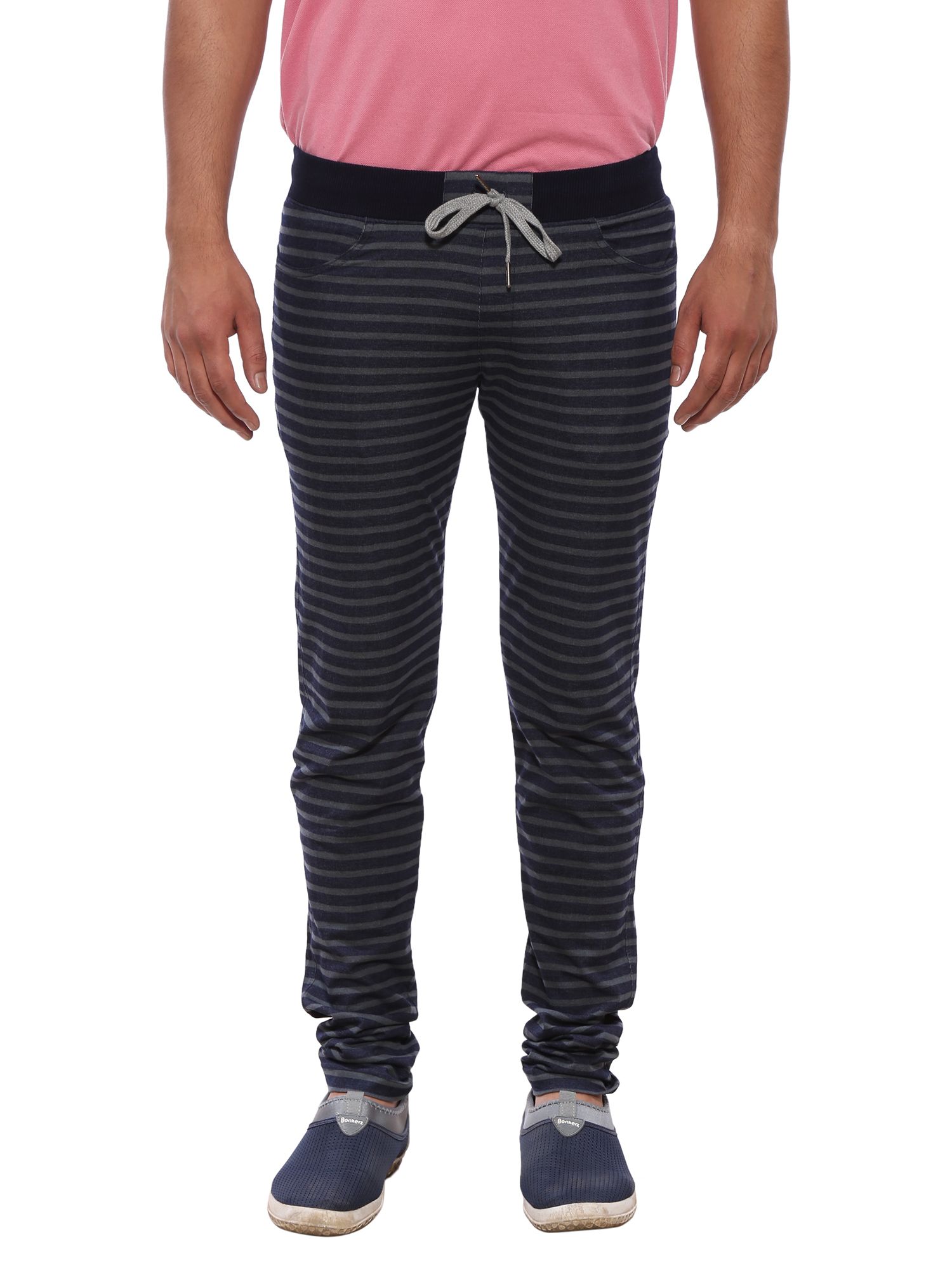 XN REPLAY Blue Cotton Joggers Single - Buy XN REPLAY Blue Cotton ...