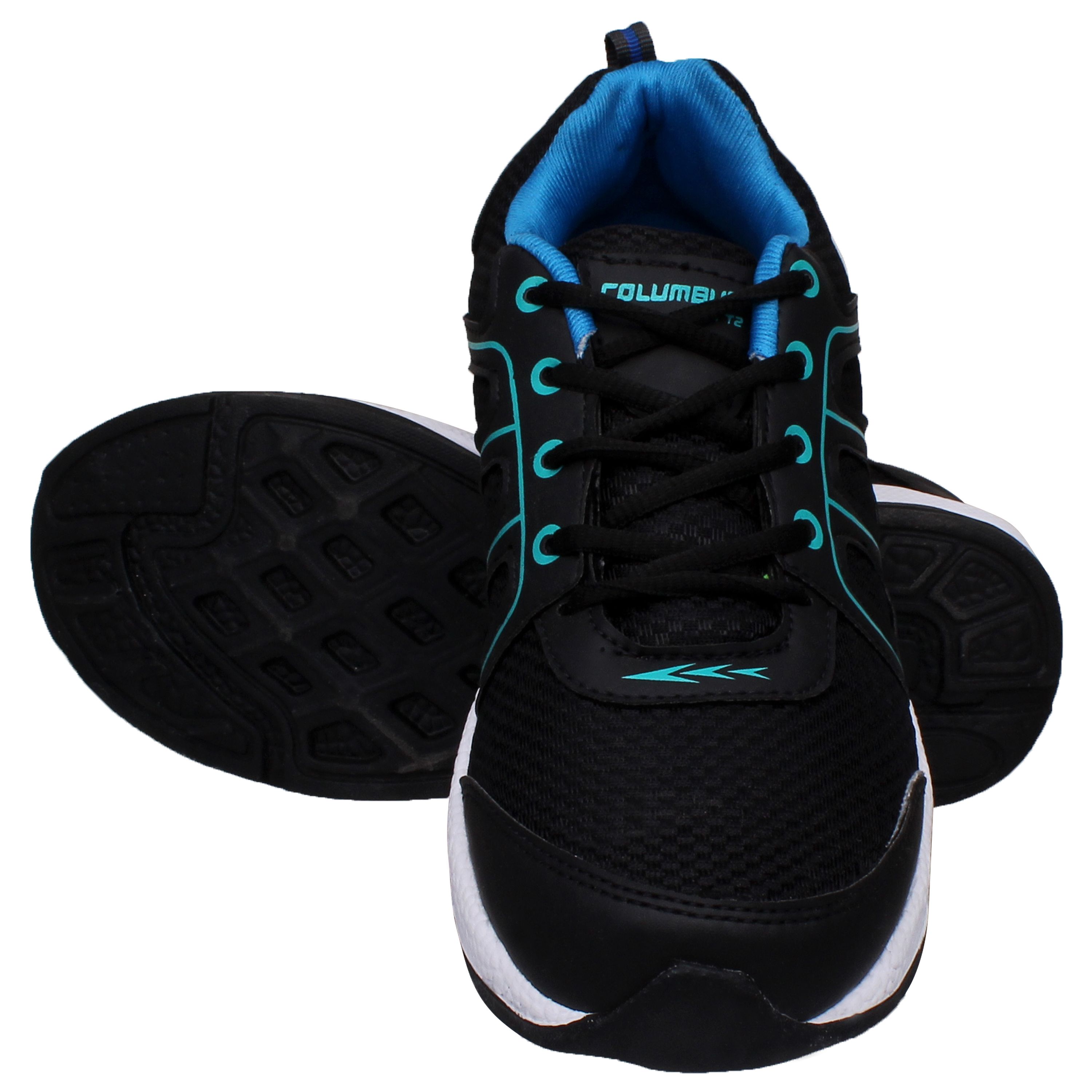 columbus black running shoes