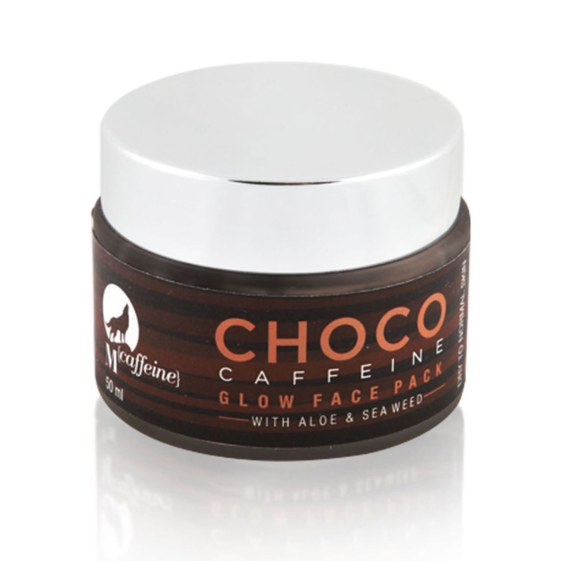 MCaffeine Choco Caffeine Glow Face Mask for Dry Skin, 50 ml with Aloe