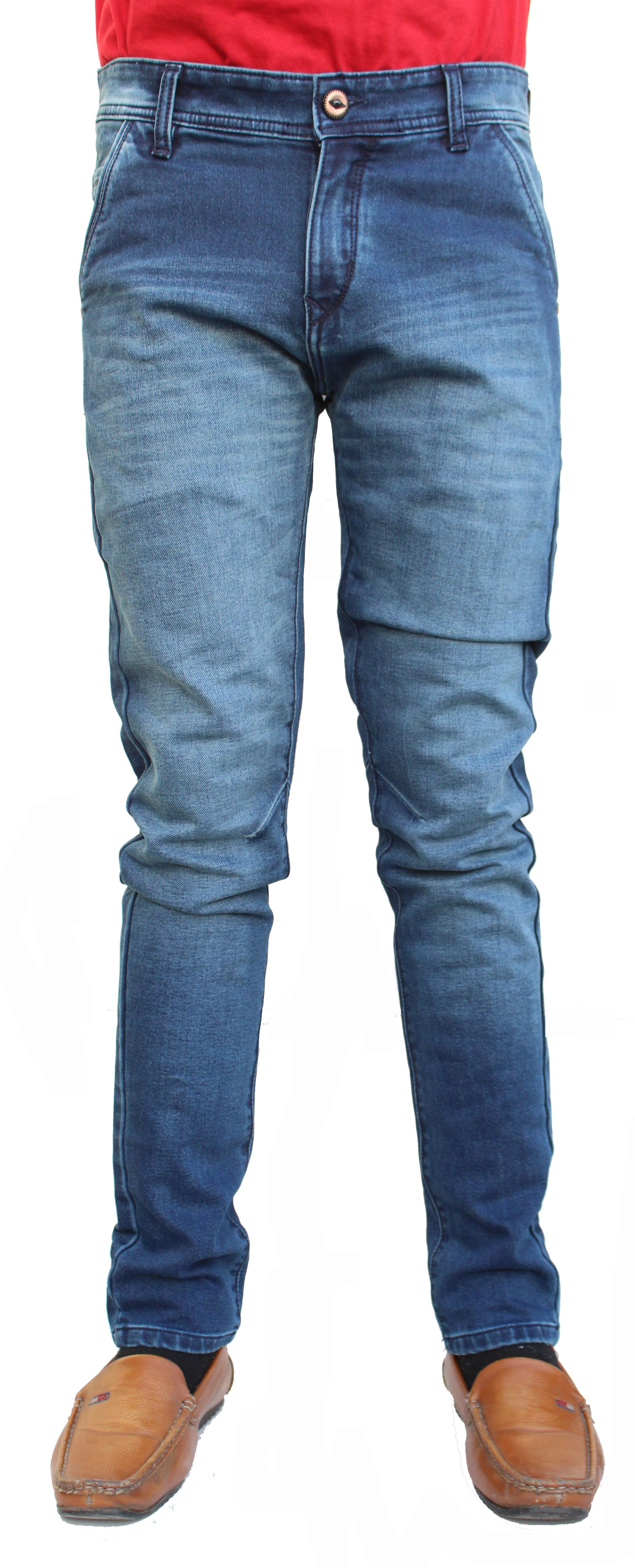 blue relaxed jeans