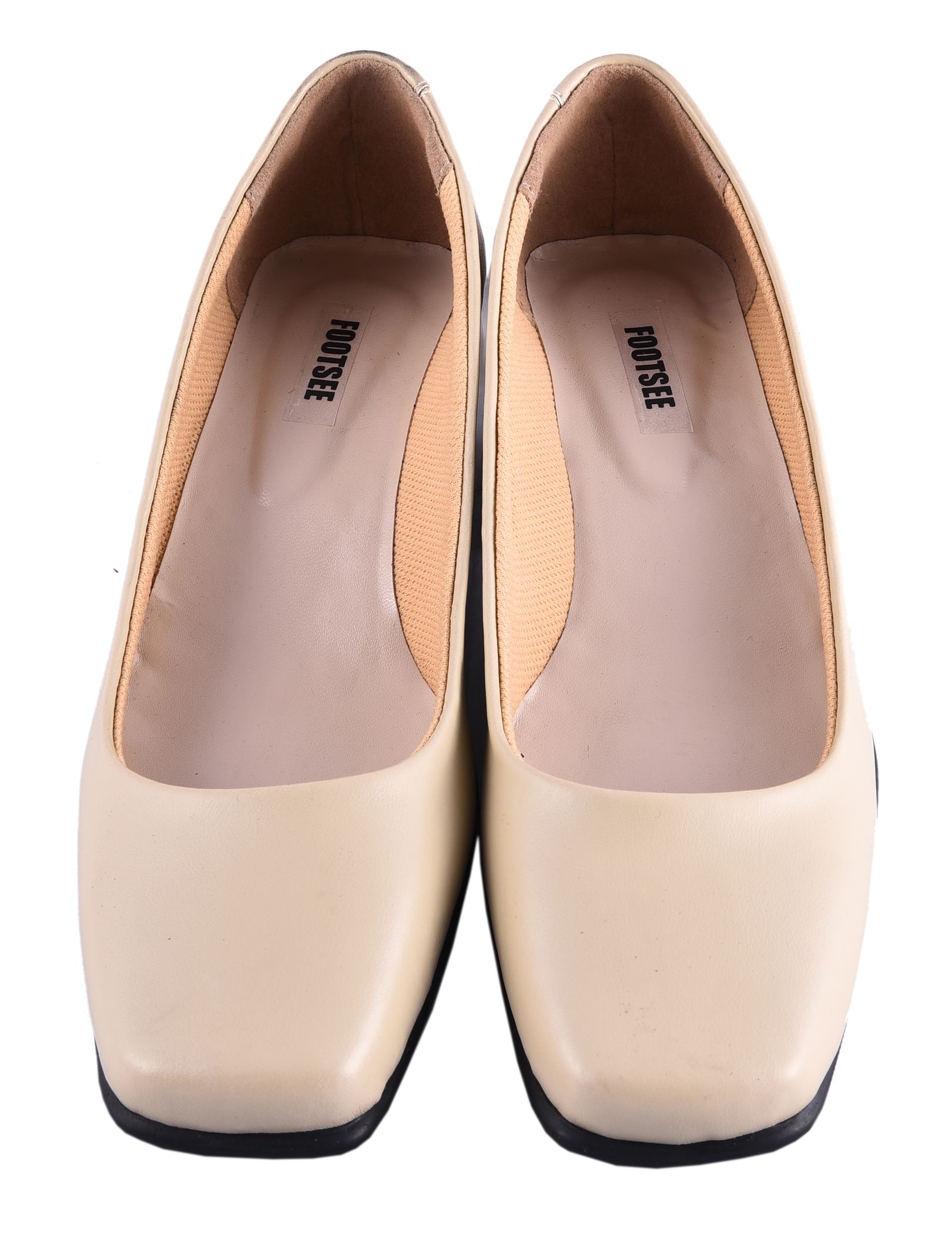 comfortable beige flats