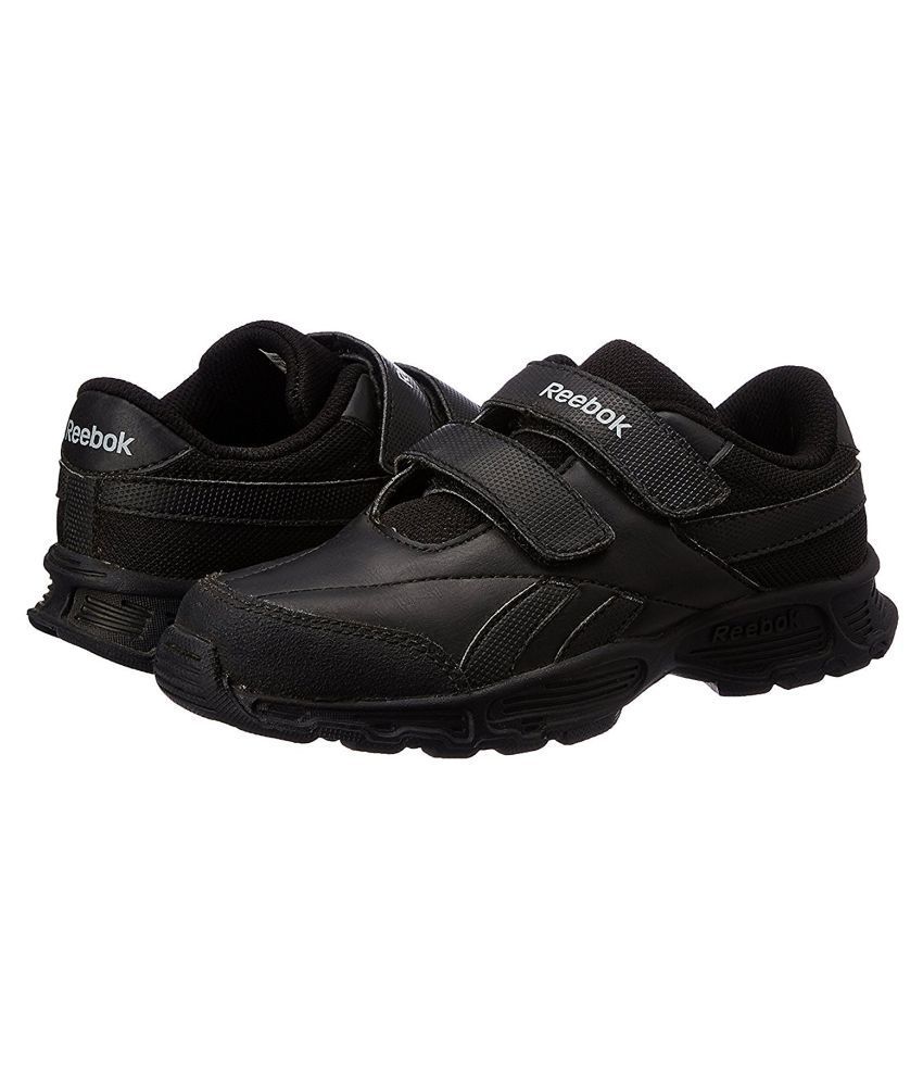 reebok black velcro trainers
