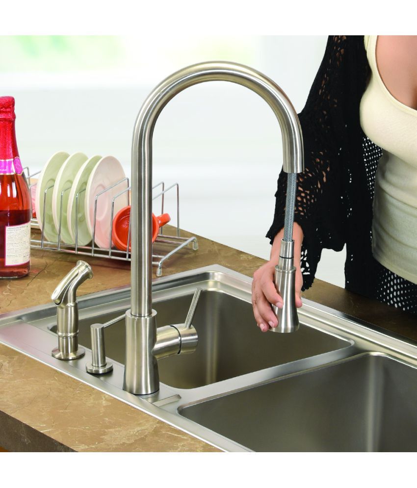 Buy Anupam Primo Steel Kitchen Taps SS1101 Online at Low Price in India