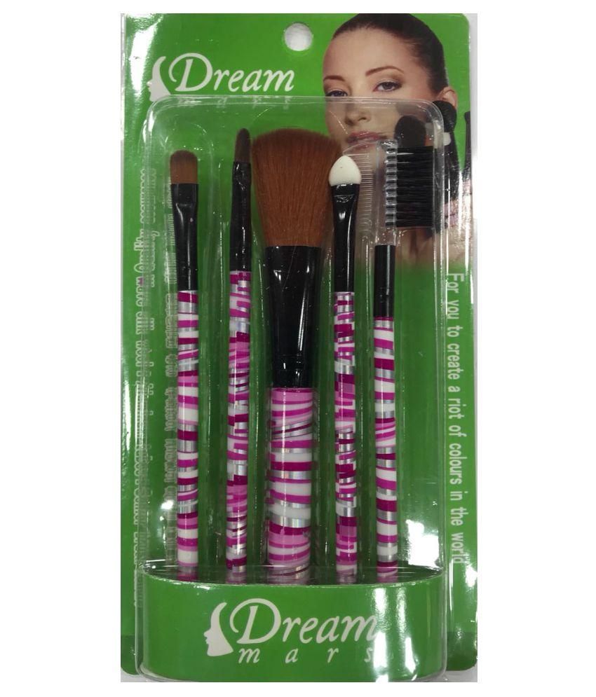 Dream Mars Duo Fibre Makeup Brush Set of 5 Buy Dream Mars Duo Fibre