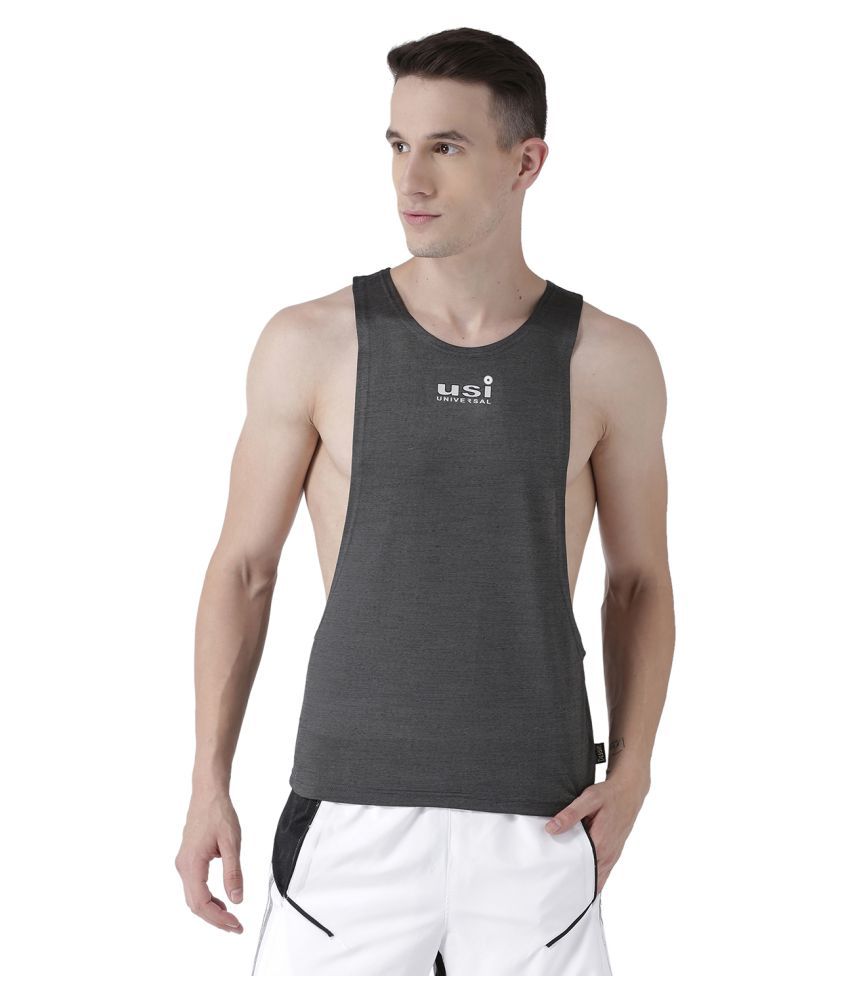 USI Universal Grey Gym Vest Buy USI Universal Grey Gym Vest Online at