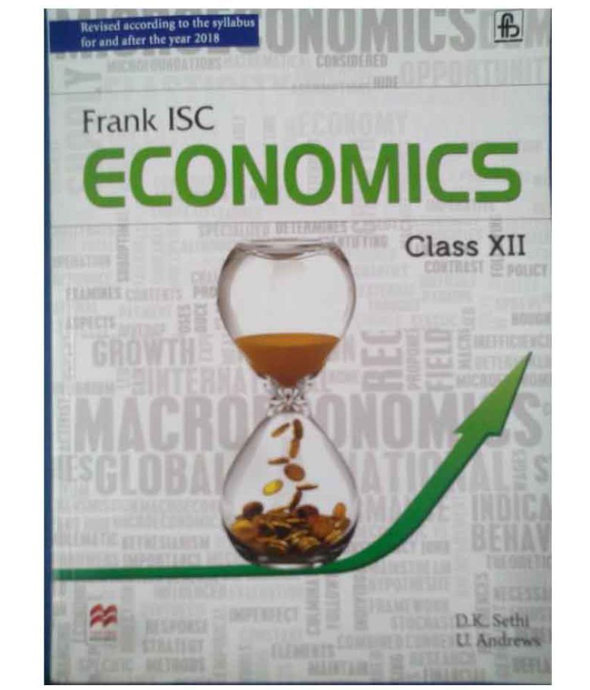 Frank Isc Economics Class Xii English Paperback Dk Sethi U