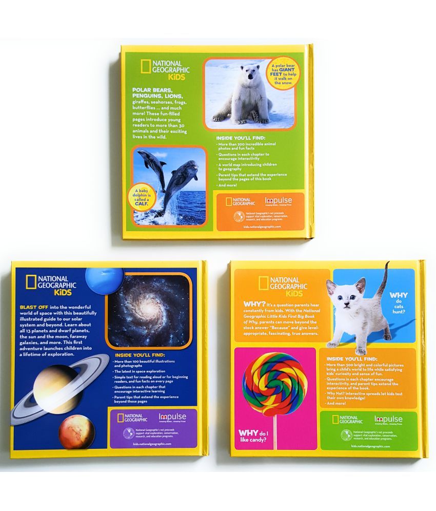 Little Kids First Big Book Collector's Set of Animals, Space and Why