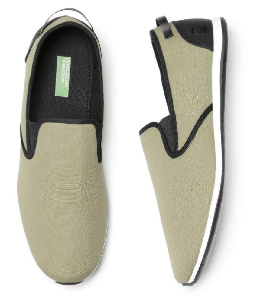 benetton slip ons