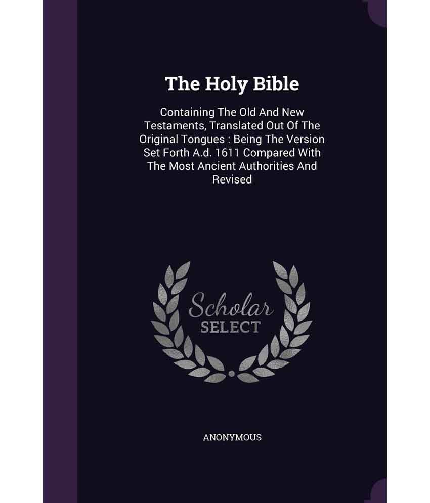 The Holy Bible Buy The Holy Bible Online at Low Price in India on Snapdeal