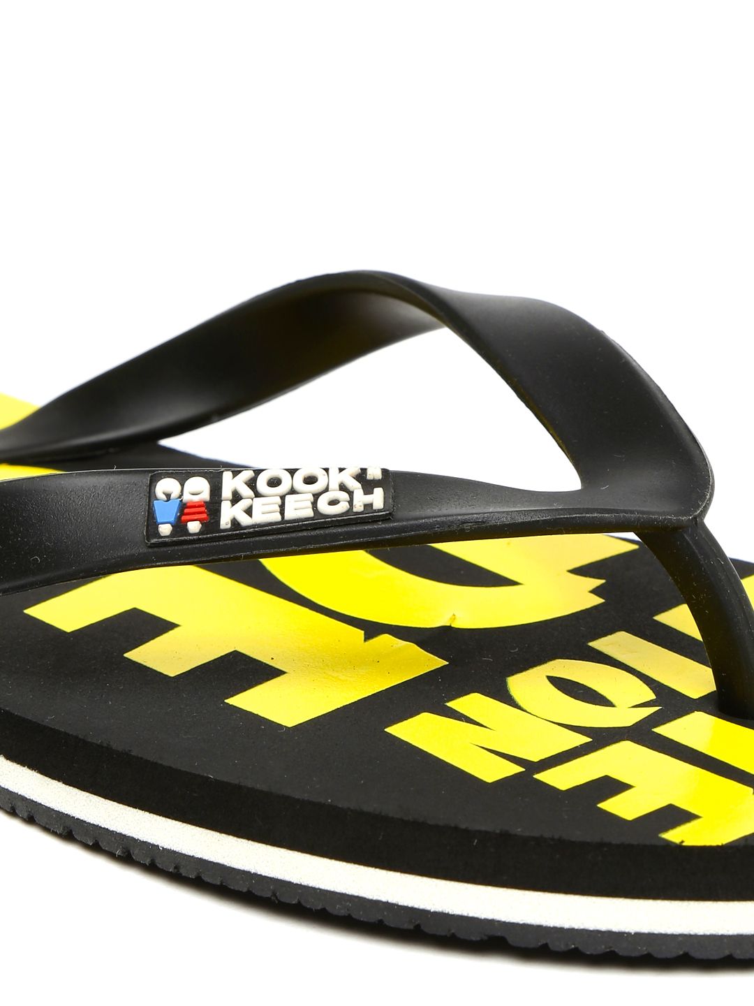 kook n keech Printed Yellow Thong Flip Flop Price in India- Buy kook n ...