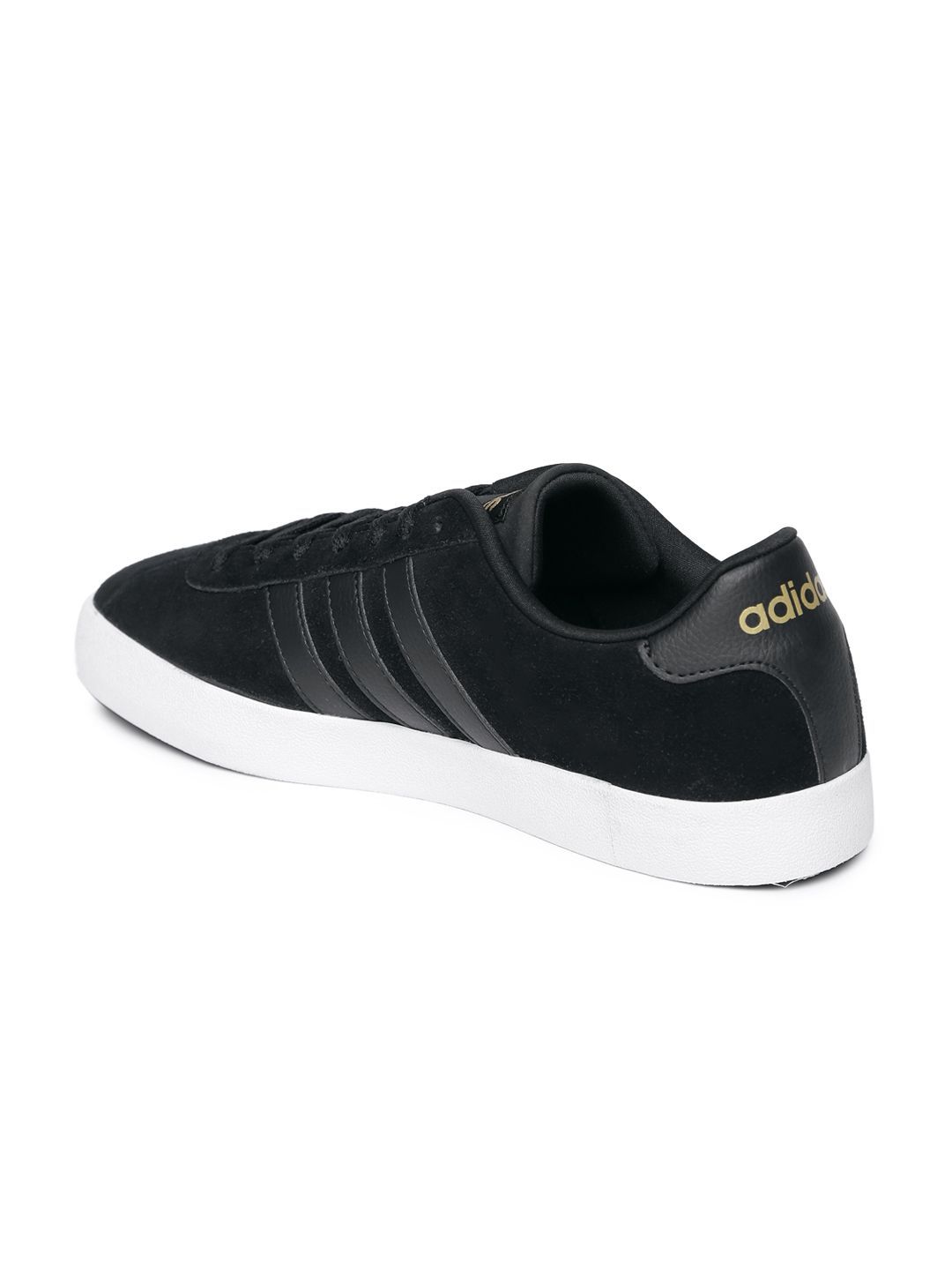 Adidas NEO Men Vlcourt Vulc Sneakers Black Casual Shoes Adidas NEO Men Vlcourt Vulc Sneakers Black Casual Shoes