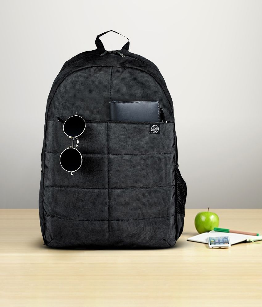 HP Black Premium Polyester Laptop Bag / Backpack 15.6 Inch Buy HP Black Premium Polyester