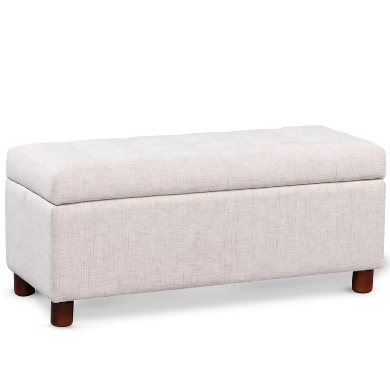 Winger Upholstered Storage Bench