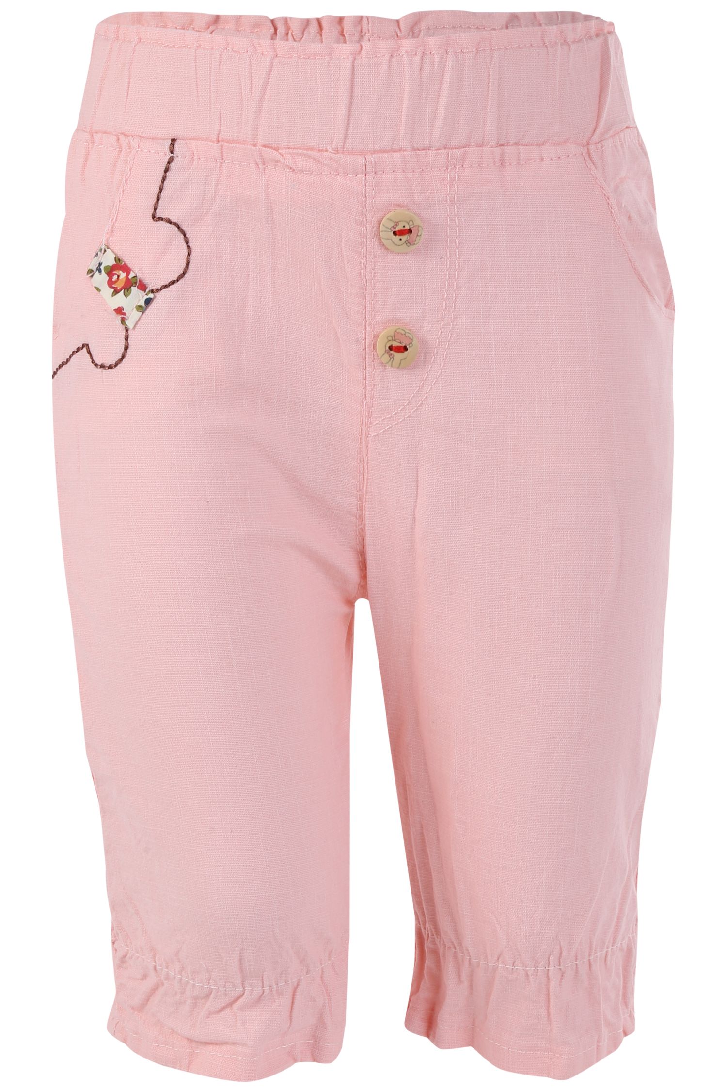 peach capri pants