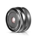 Meike MK-4/3-28-2.8 28mm f/2.8 fixed manual focus lens for Panasonic Lumix GF5/6/7 and Olympus1EM1 EP5 4/3 system Mirrorless Camer