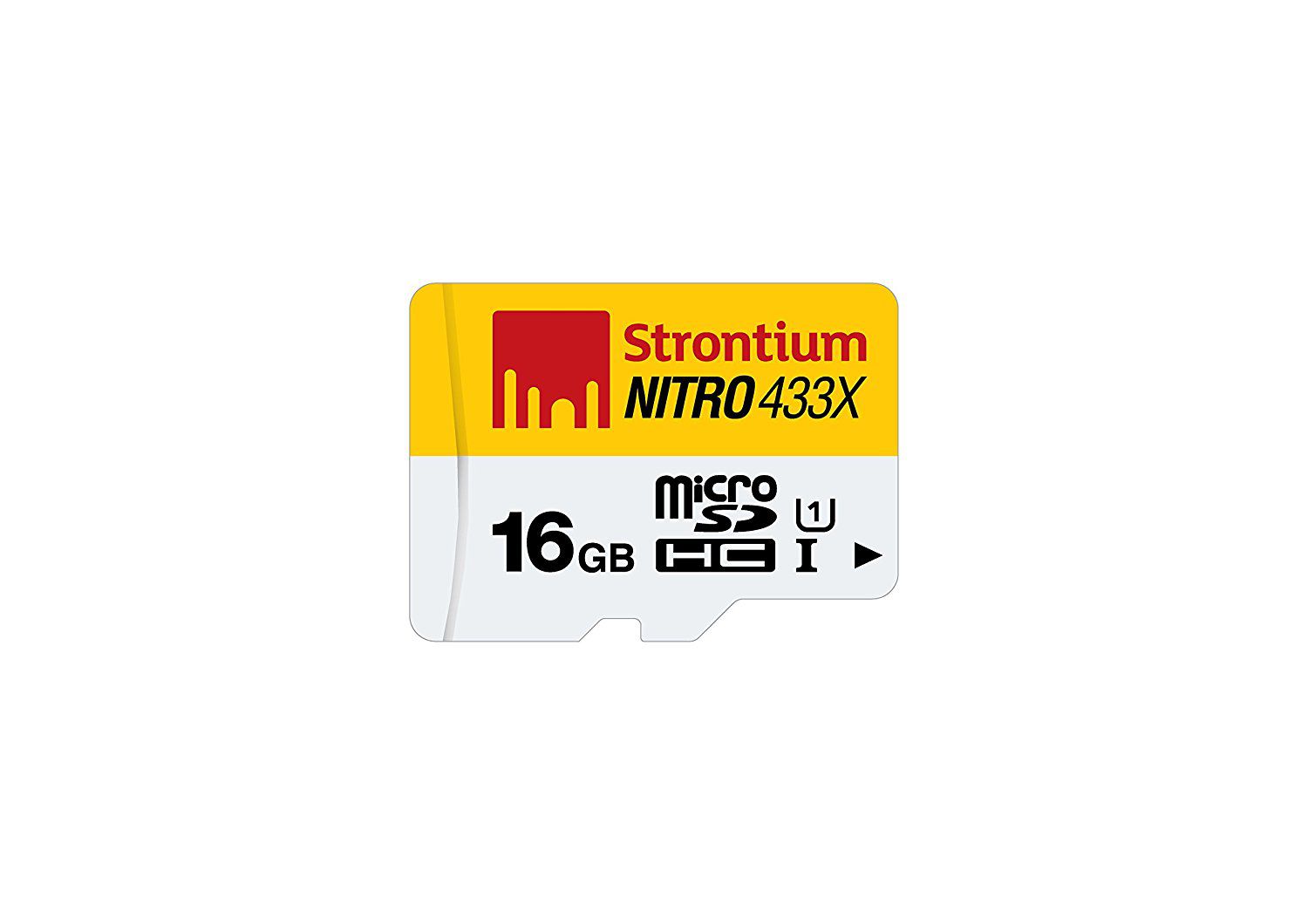     			Strontium Nitro 16GB MicroSDHC Class 10 UHS-I Memory Card Up to 65MB/s (SRN16GTFU1R)