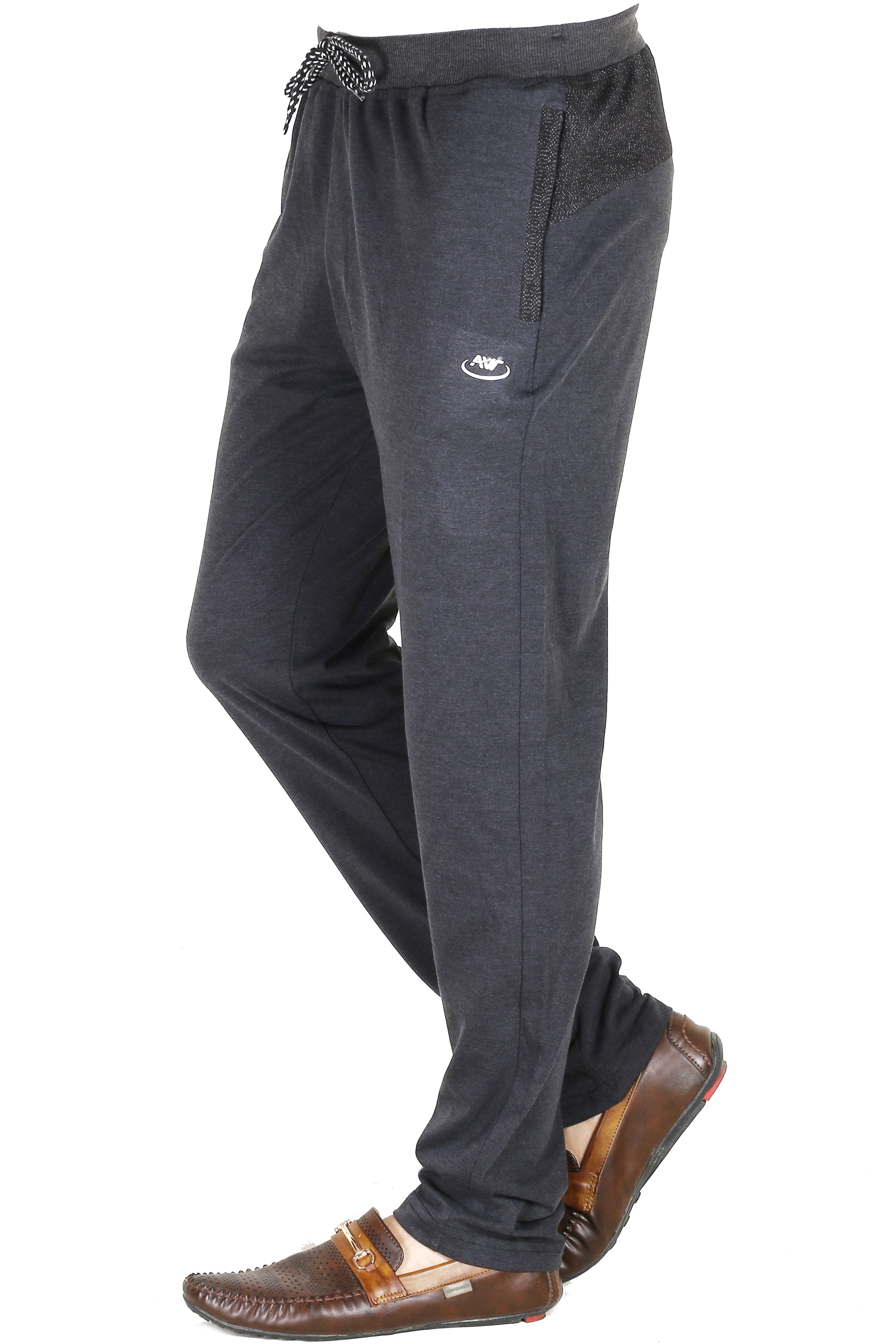 AVR Solid Men's Cotton Track Pant Buy AVR Solid Men's Cotton Track