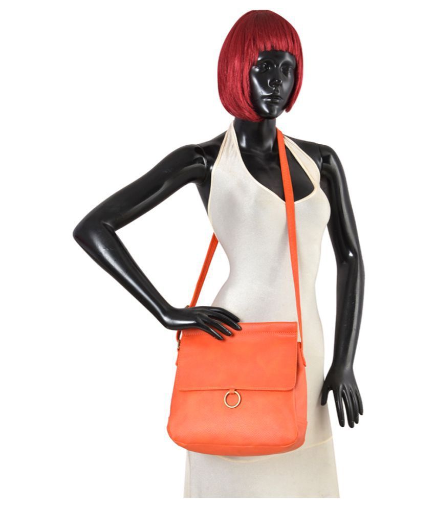 baggit orange bag