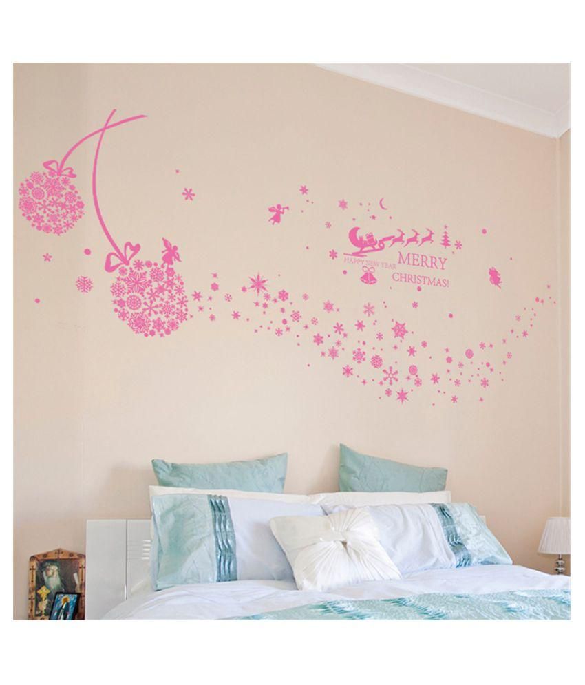 Admire Merry Christmas And Happy New Year Quote In Pink Admire Merry Christmas And Happy New Year Quote In Pink