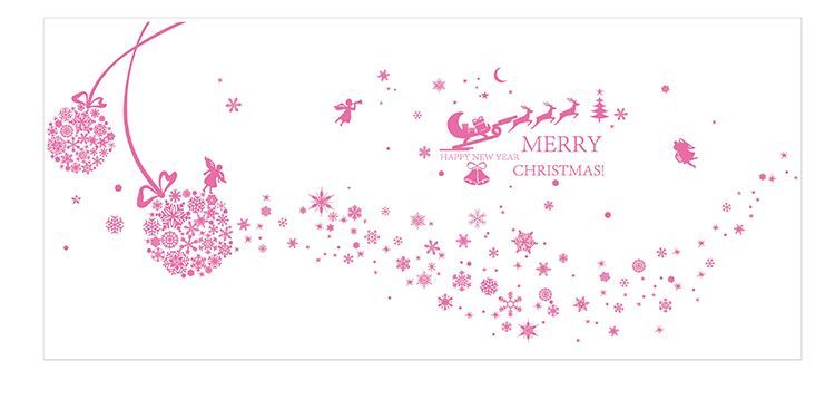 Admire Merry Christmas And Happy New Year Quote In Pink Admire Merry Christmas And Happy New Year Quote In Pink