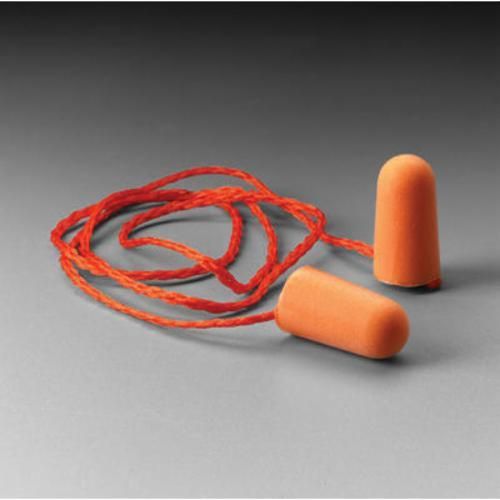 3m 1110 Red Polypropylene Ear Plug Pack Of 5