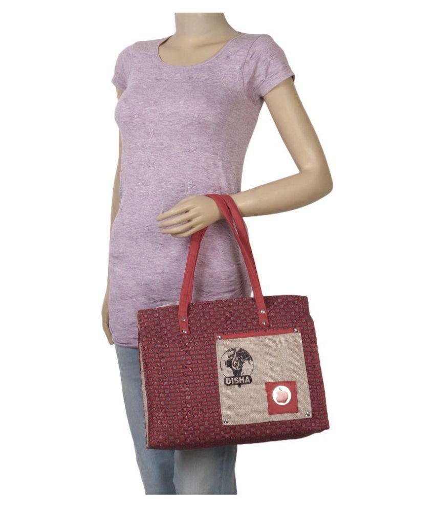 red shopping bag