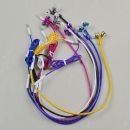 Gange Creative zipper metal headphones In Ear Wired Earphones With Mic