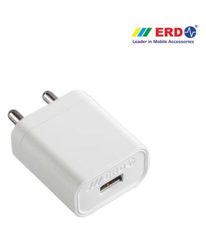 ERD CHARGER 2.1A Wall Charger ERD 5V2Amp All Smart Phones (White