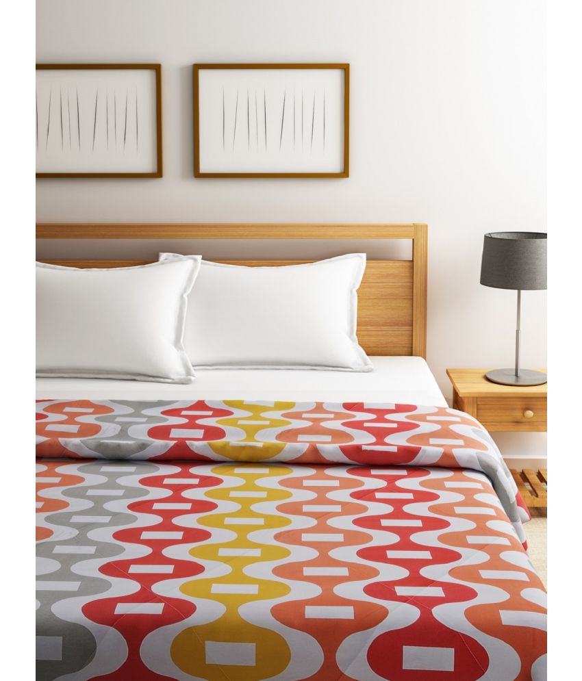 Swayam Double Cotton Multi Contemporary Duvet Cover Buy Swayam