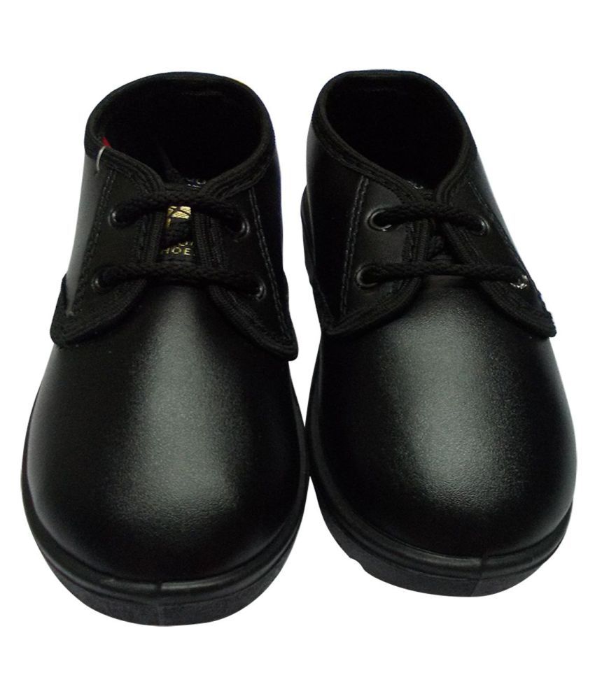 plain black school shoes