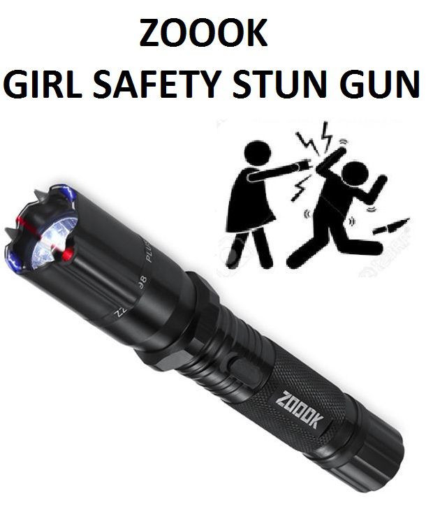     			Zoook Moto69 Rechargeable Taser Heavy Duty Stun Baton - Self Defence Women Safety (Stun Baton + Led Flashlight + Red Laser)
