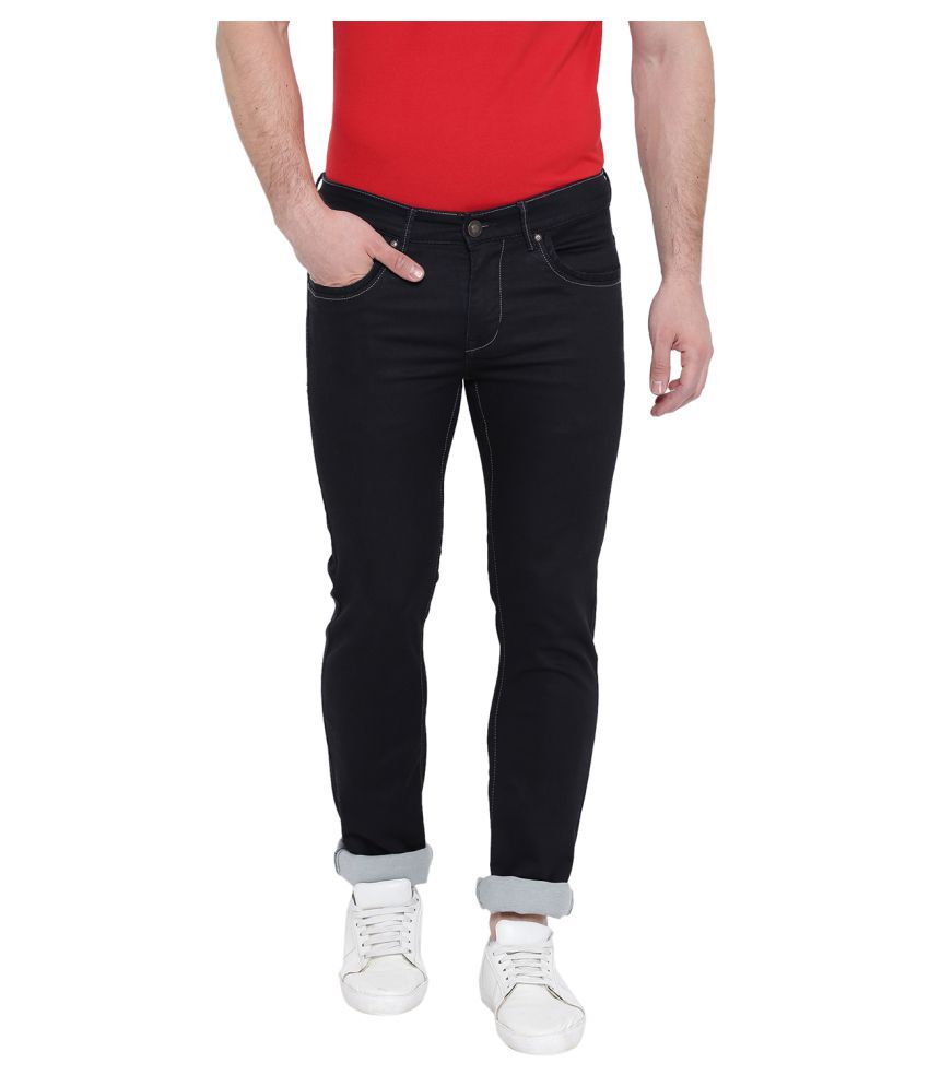 men's dark blue jeans regular fit