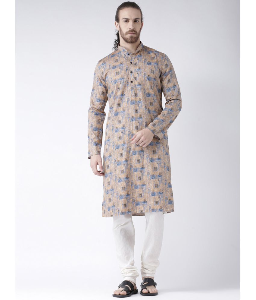     			Deyann Multi Linen Kurta Pyjama Set