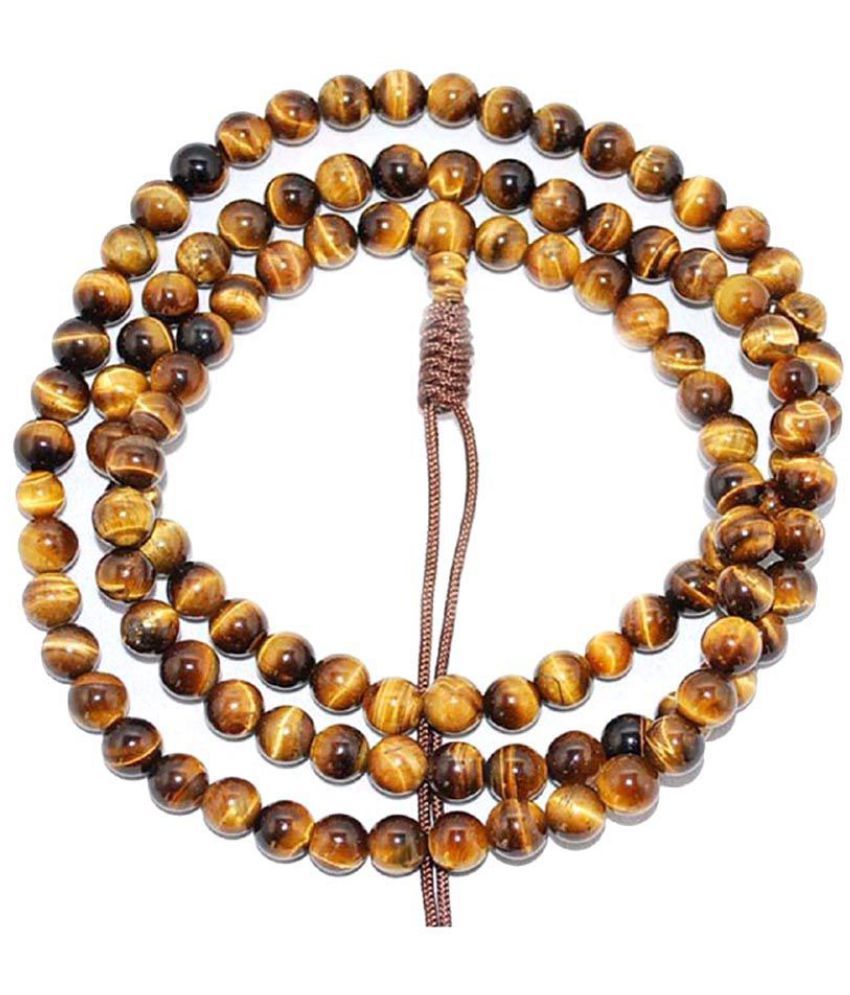     			Haridwar Astro Tiger Eye Gemstone crystal Japa Mala