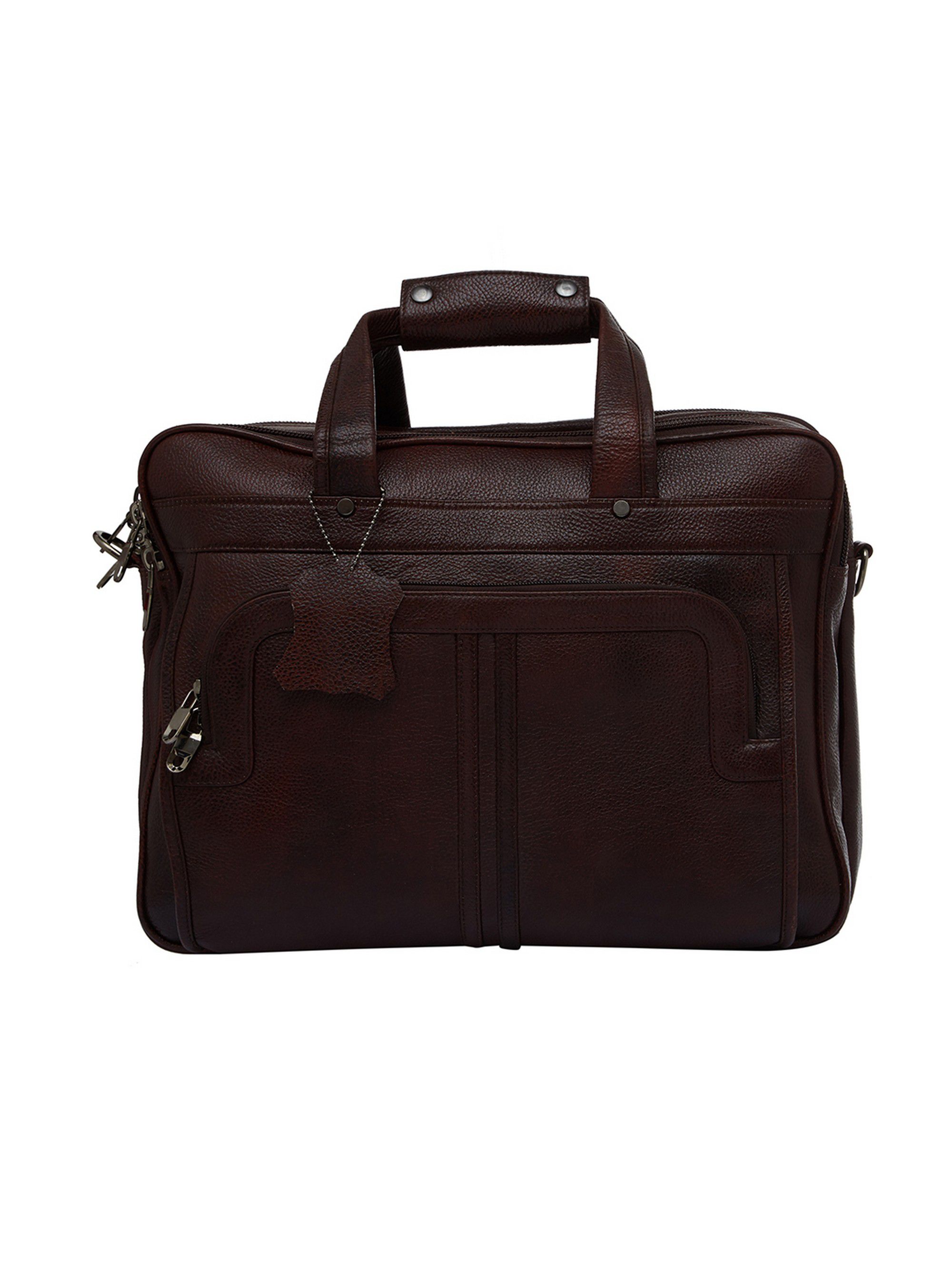 Leather World Office Bag Brown Leather Office Bag - Buy Leather World ...